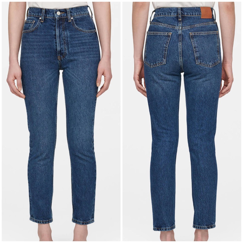 Anine Bing Sonya Mid Indigo Women's Jeans Size 29 New With Tags